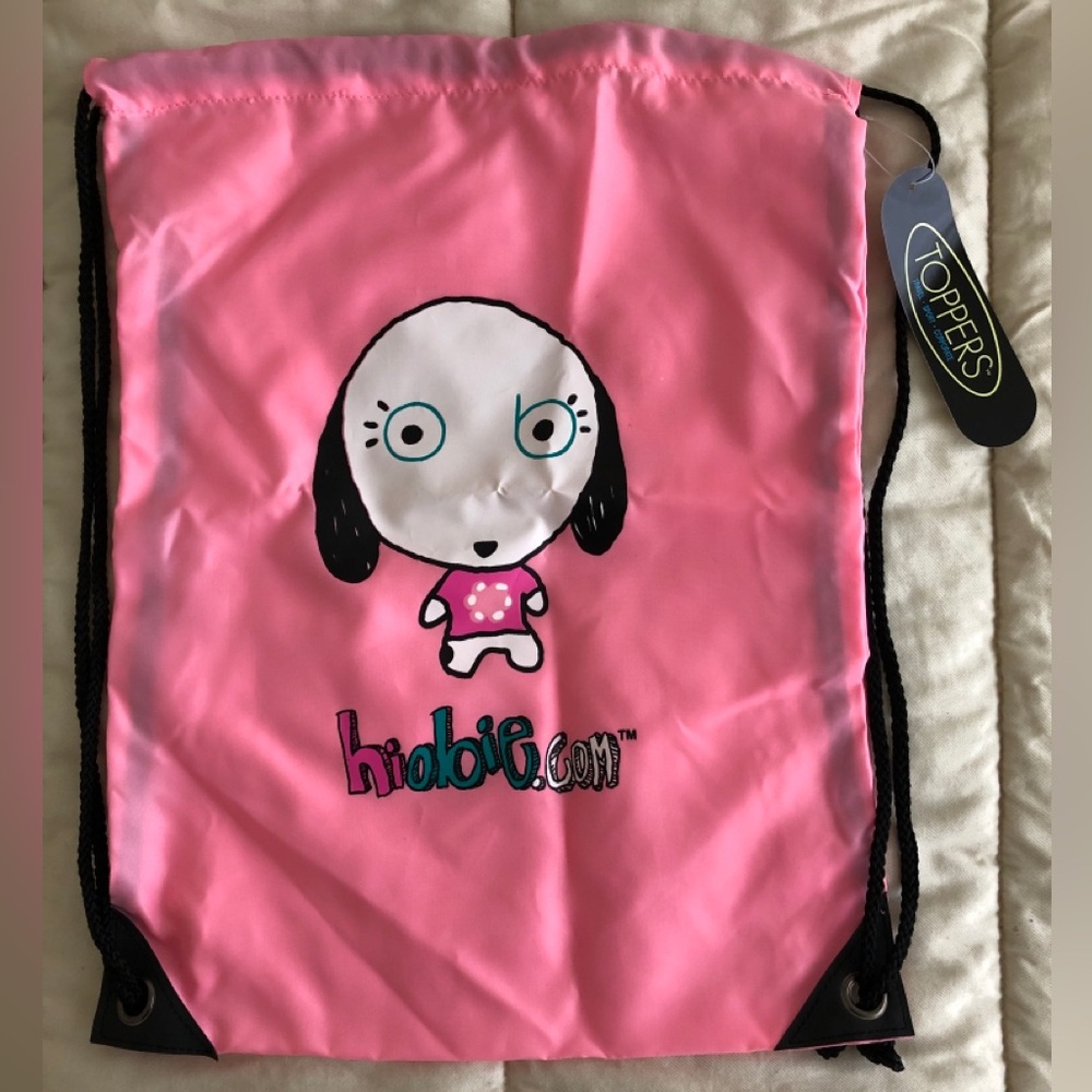 NWT Toppers Pink Sport Pack/Drawstring Backpack